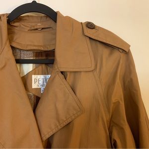 Vintage Bronze/brown Trench Coat
